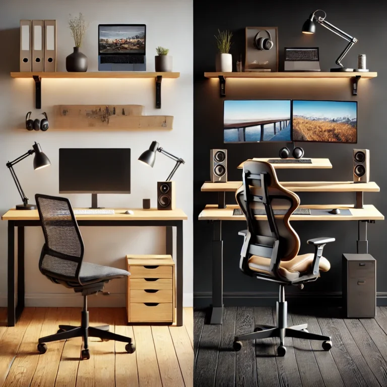 desk setup
